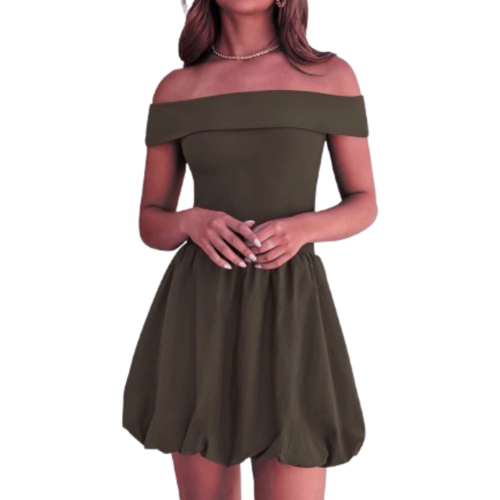 NWT Prettygarden Bubble Hem Mini Cocktail Party Dress Size Large